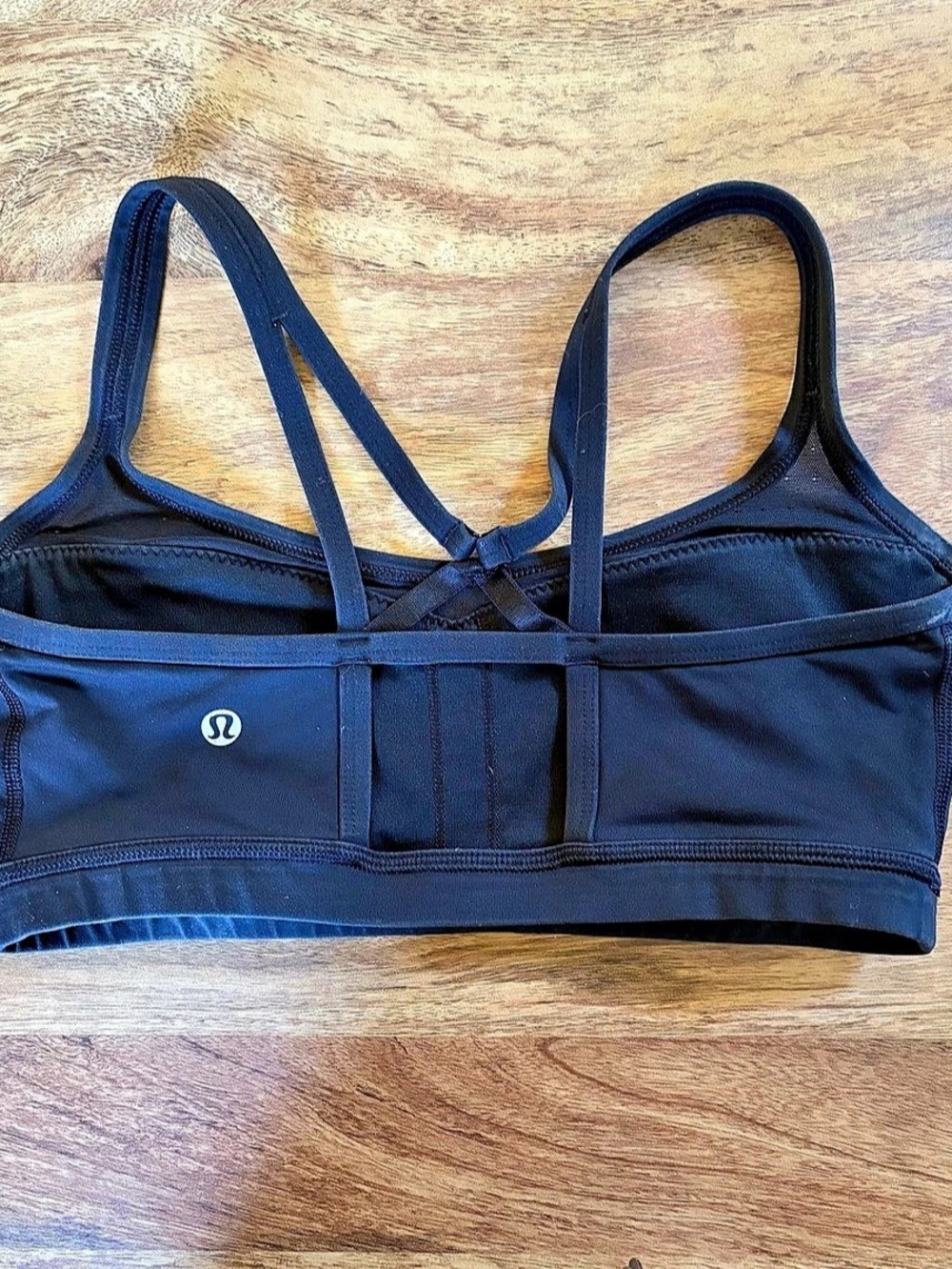 lululemon Lift & Separate Bra Black Sports Bra 6